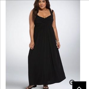 Torrid black maxi dress